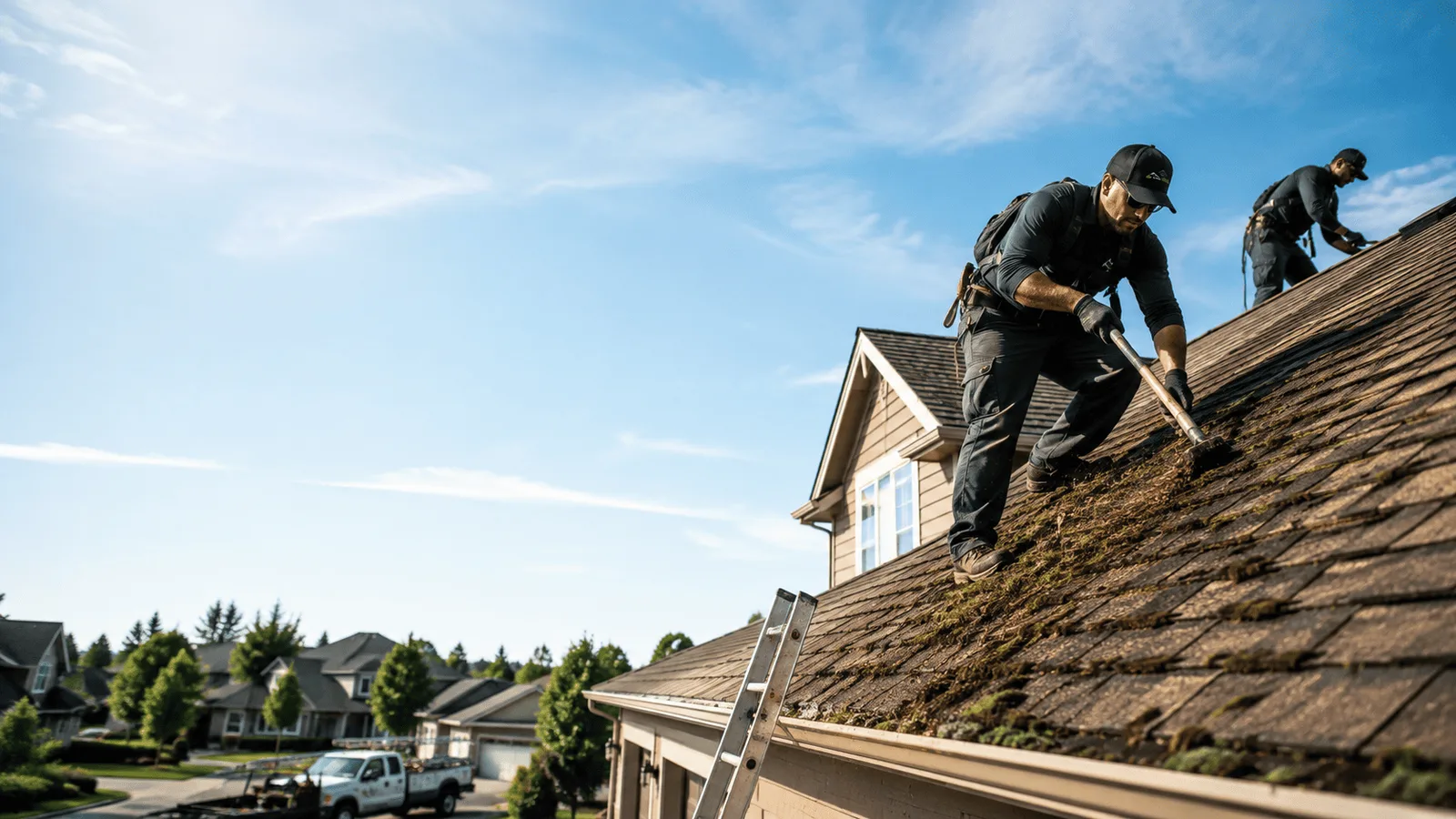 Roof Moss Removal in Reno, PA near me